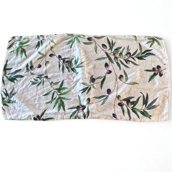 Pottery Barn Monique Lhuillier Olive Orchard King Size Pillow Shams 100% Tencel - Picture 2 of 8